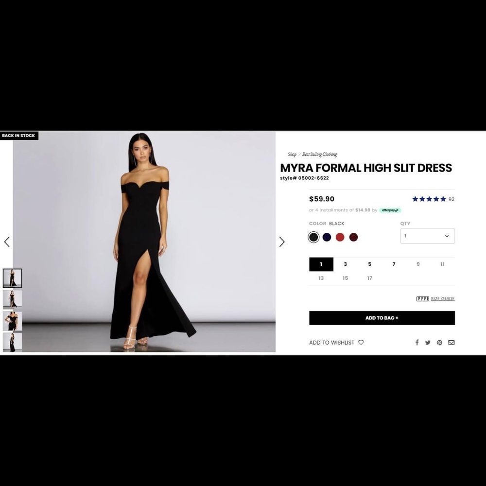 Black dress